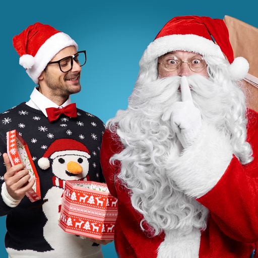Selfie with Santa – xmas jokes app icon
