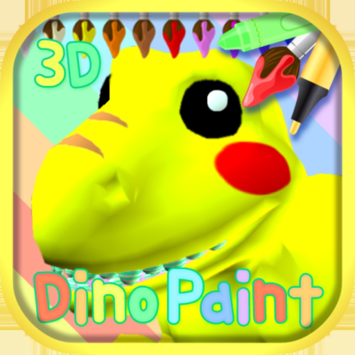 Dinosaur Coloring 3D - AR Cam app icon