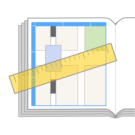 MapRuler for paper map app icon