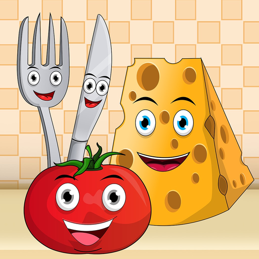 Peekaboo kids kitchen - Toddler first words learning app icon
