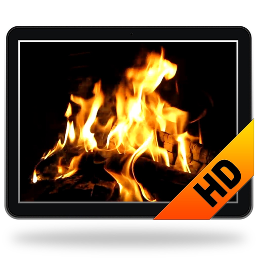 Fireplace Screensaver & Wallpaper HD with relaxing crackling fire sounds (free version) app icon