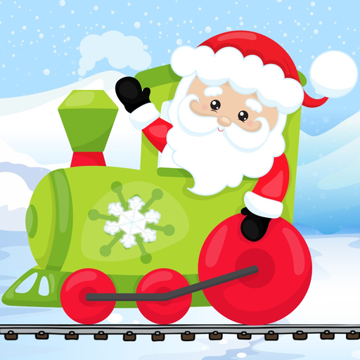 Christmas Train Snowman Games app icon