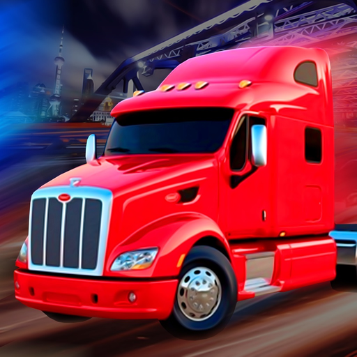 An Extreme Driving Monster Construction Truck Jump Race Simulator Game app icon