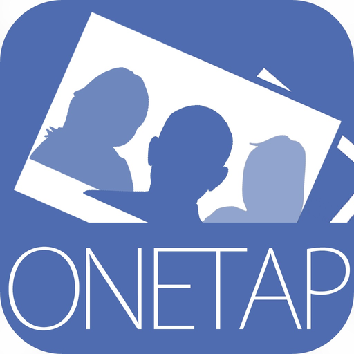OneTap PhotoBox - professionel photo booth app - design, share and print collages, backgrounds, borders. Ideal for weddings and events app icon