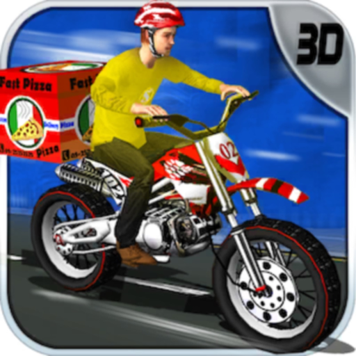 Bike Rider Pizza Delivery Game app icon