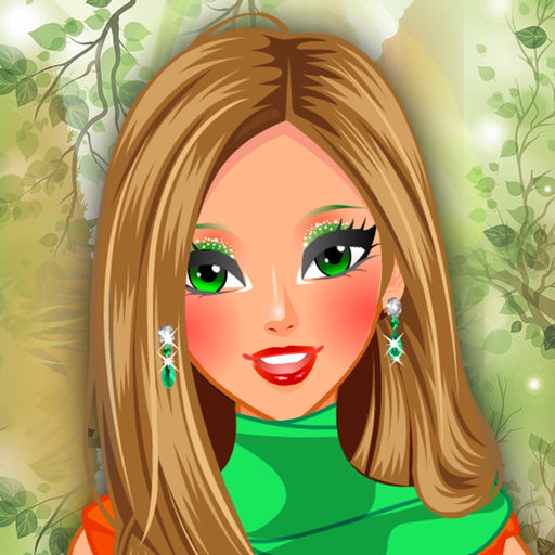 Smiling Girl Autumn Make Up - Beauty salon app icon
