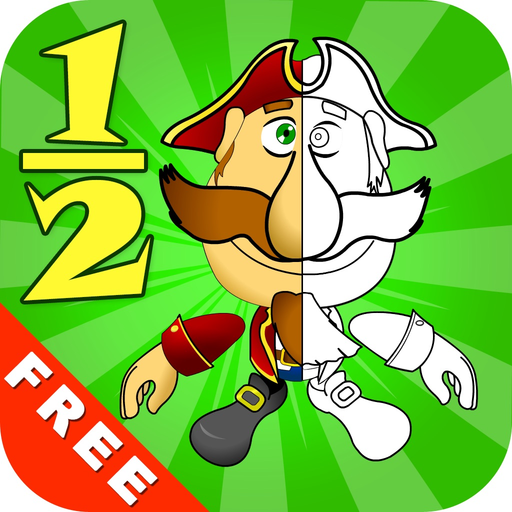 Fractions and Smart Pirates. Free app icon