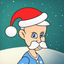 Lazy Santa Claus icon