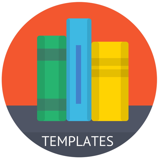 Beautiful templates(for ibook) app icon
