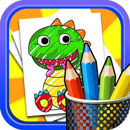Kids Doodle Coloring Book Drawing - Preschool Toddler Fun! app icon