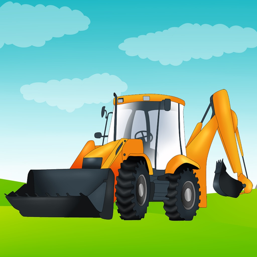 Car and dinosaur jigsaw puzzle app icon