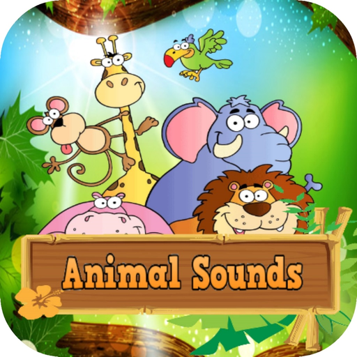 Animal sounds for kids free app icon