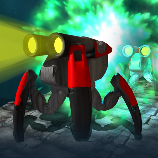 Assault of machines. Shooter app icon