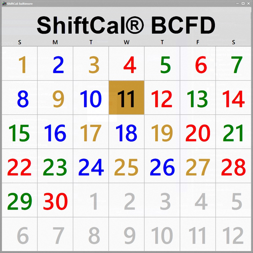 ShiftCal® for Baltimore Fire app icon