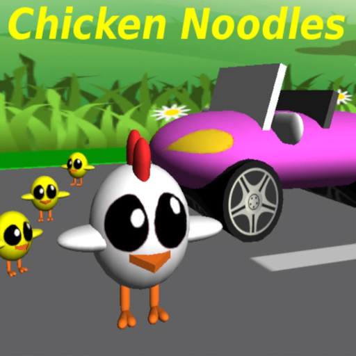 Chicken Noodles cross the road app icon