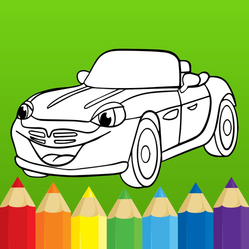 Best coloring book: Cars app icon