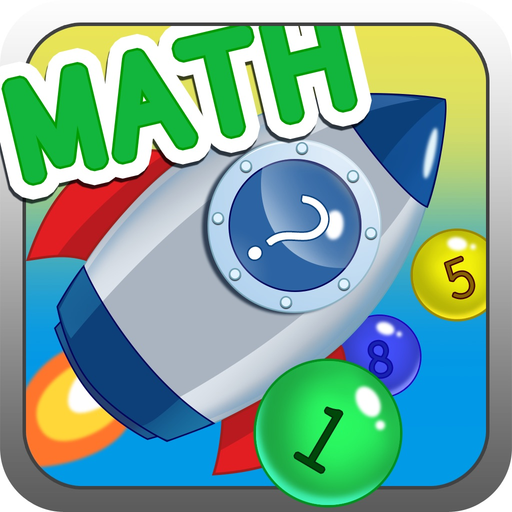 Math Number Bubble Rocket Game app icon