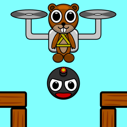 Bomb Squirrel - flying bomber app icon
