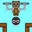 Bomb Squirrel - flying bomber icon