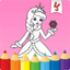 Best coloring book - Princess icon