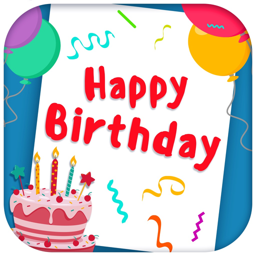 Create birthday greeting cards app icon