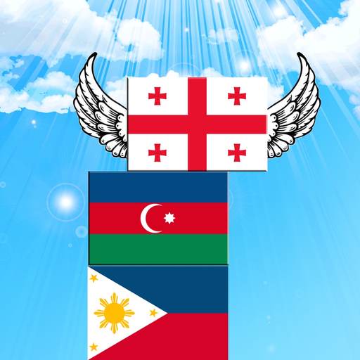 Flags Block Tower app icon