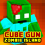Cube Gun 3D Zombie Island icon