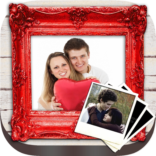 Love Photo Frames – photo collage and picture editor app icon