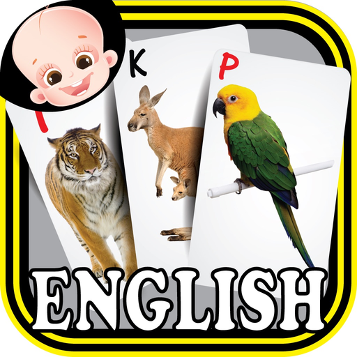 Kids safari jungle wild animals zoo & birds flashcards for preschool kindergarten baby app icon