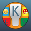 Keyboard+ iOS8 -Color Stickers Keyboards, Emoji Words Maker icon
