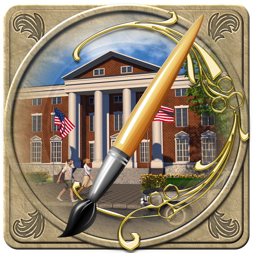 FlipPix Art - Town Square app icon