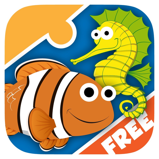 My first jigsaw Puzzles : Animals under the sea [Free] app icon