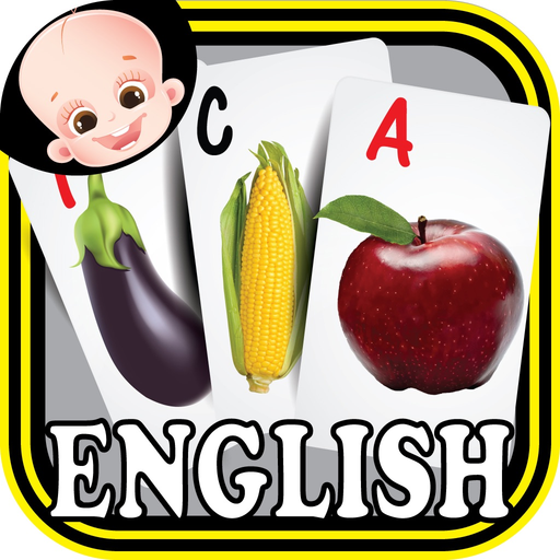Kids Fruits & Vegetables ABC Alphabets flash cards for preschool kindergarten Boys & girls app icon