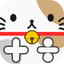 Calculator of cute cats icon
