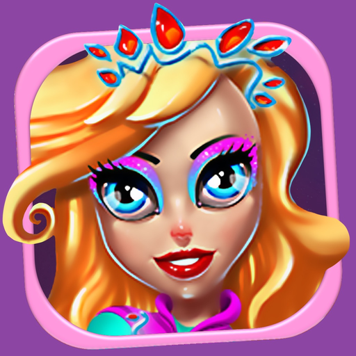 Princess dress-up games - girls make up salon app icon