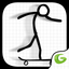 Awesome Skater Stickman icon