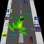 Frog cross the road@ icon