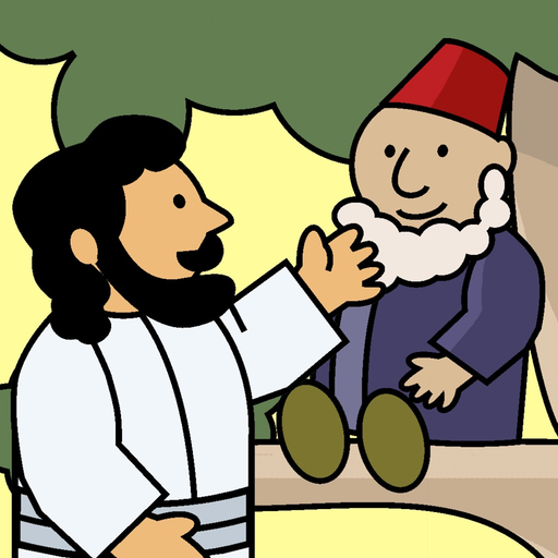 Jesus & Zacchaeus app icon