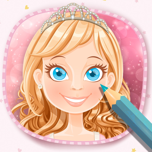 Magic Princesses Coloring Book app icon