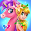 Princess Fairy Rush - Pony Rainbow Adventure icon