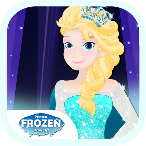 Princess Frozen Dress up and makeover beauty salon for girls app icon