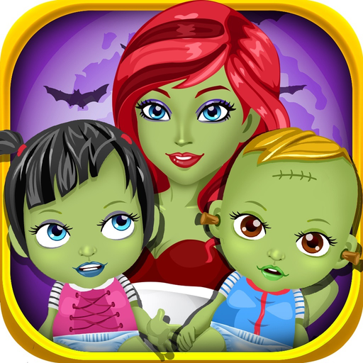 Monster Mommy's Newborn Pet Doctor - my new born baby salon & mom adventure game for kids app icon
