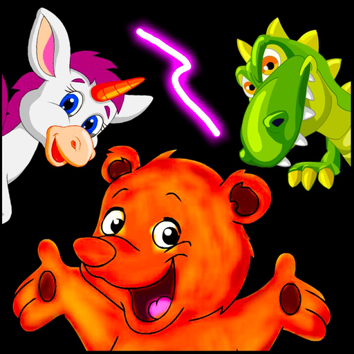 Kids doodle & coloring pages app icon