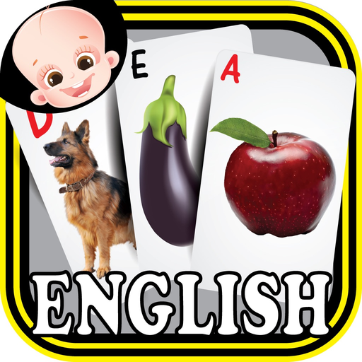 Preschool Kindergarten Kids English ABC Alphabets & Number Flash Cards app icon