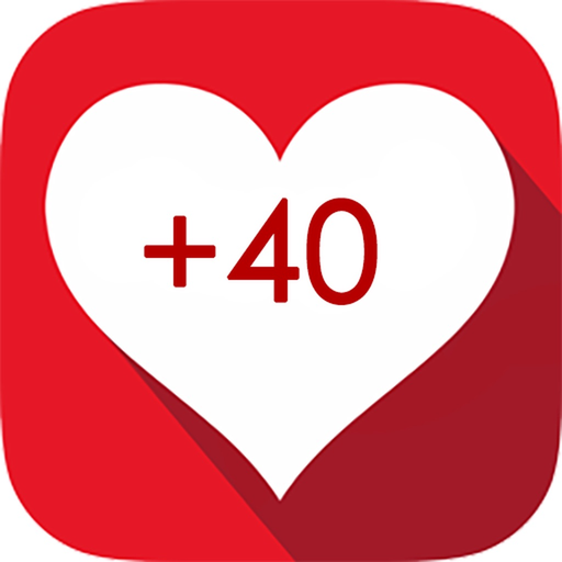 Plus40 - dating and chat. app icon