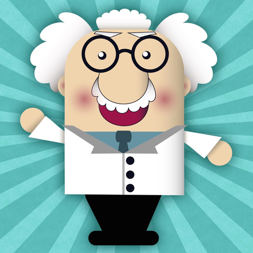 Prof. Math - an addictive arithmetic game app icon