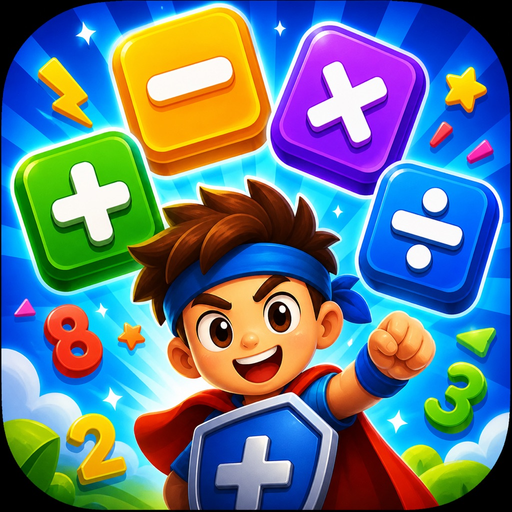 Math Attack Kids Quiz Game app icon