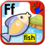 ABC preschool word and picture puzzle phonics icon