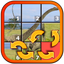 Kids Dinosaur Rex Slide Puzzle 15 Mystic squares icon