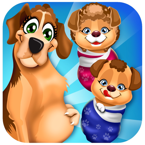 Mommy's Newborn Baby Pet Doctor Salon - my new puppy twins spa games! app icon